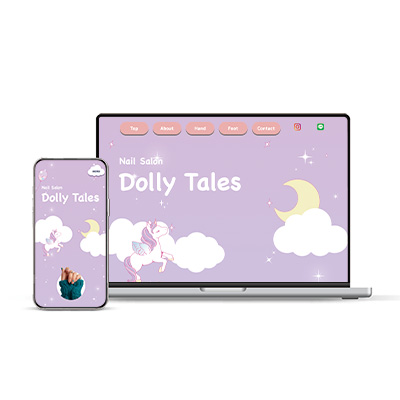 WebサイトDollytales